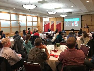 This lunch and learn featured Dr. Rebecca Saah, assistant professor, and Dr. Matthew Hill, associate professor, in the Cumming School of Medicine as they shared research about cannabis relating to youth, the brain and harm reduction.