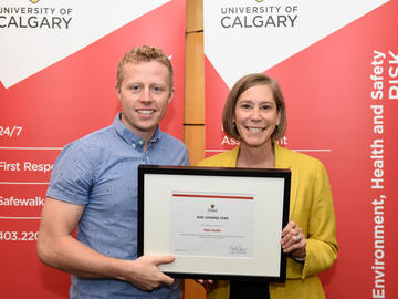 Kyle Guild, Director of Operations and Volunteer, Student Medical Response Team. Guild finalized protocols and ensured adequate staffing so everyone on campus could have a safe, judgment-free space to wait out the effects of alcohol.