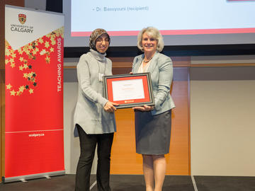 Hanan Bassyouni, Cumming School of Medicine, Award for Full-Time Academic Staff (assistant professor)