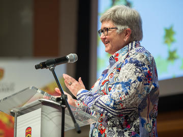 Dru Marshall, provost and vice-president (academic) hosted the Celebration of Teaching in honour of the outstanding contributions of this years’ University of Calgary Teaching Award recipients