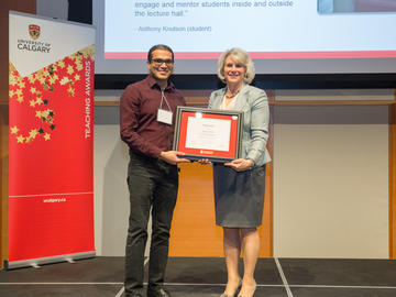 Rajeev Nair, Department of Geoscience, Award for Experiential Learning Initiatives