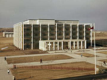 A rendering of the Block in the 1960s
