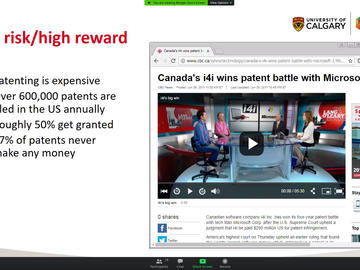 Patenting is expensive. Over 600,000 patents are filed in the US annually. Roughly 50% get granted. 97% of patents never make any money.