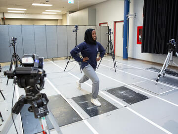High school student demos real time motion capture