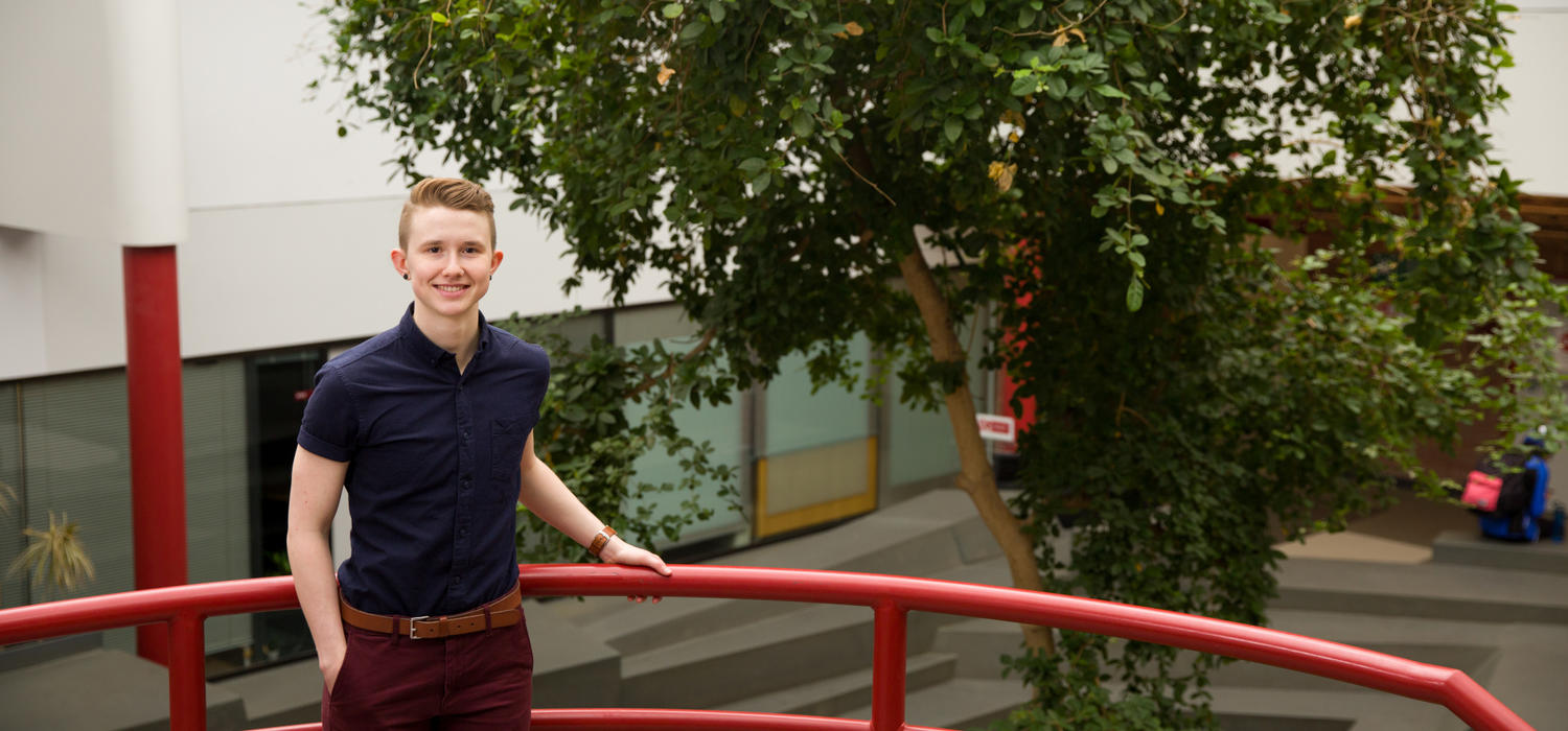 As president of the Kinesiology Students’ Society, Eva Bosnjak advocated for better and more inclusive rules for KinGames teams and events, broadening the list of employers participating in Kindustry, and co-ordinating Kin Camp — a team-building event for first-year kinesiology students. Photo by Riley Brandt, University of Calgary