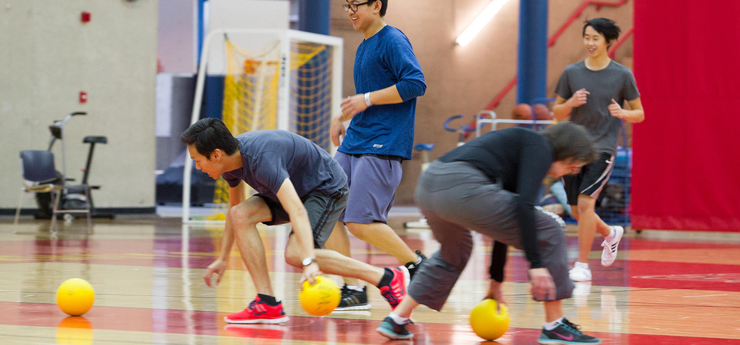 Dodgeball activities during UFlourish