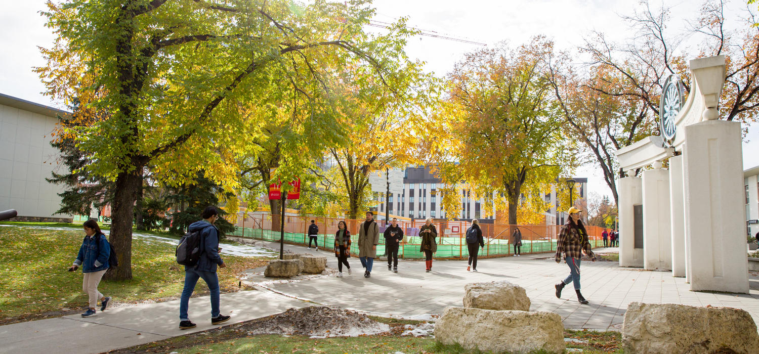 Fall on campus