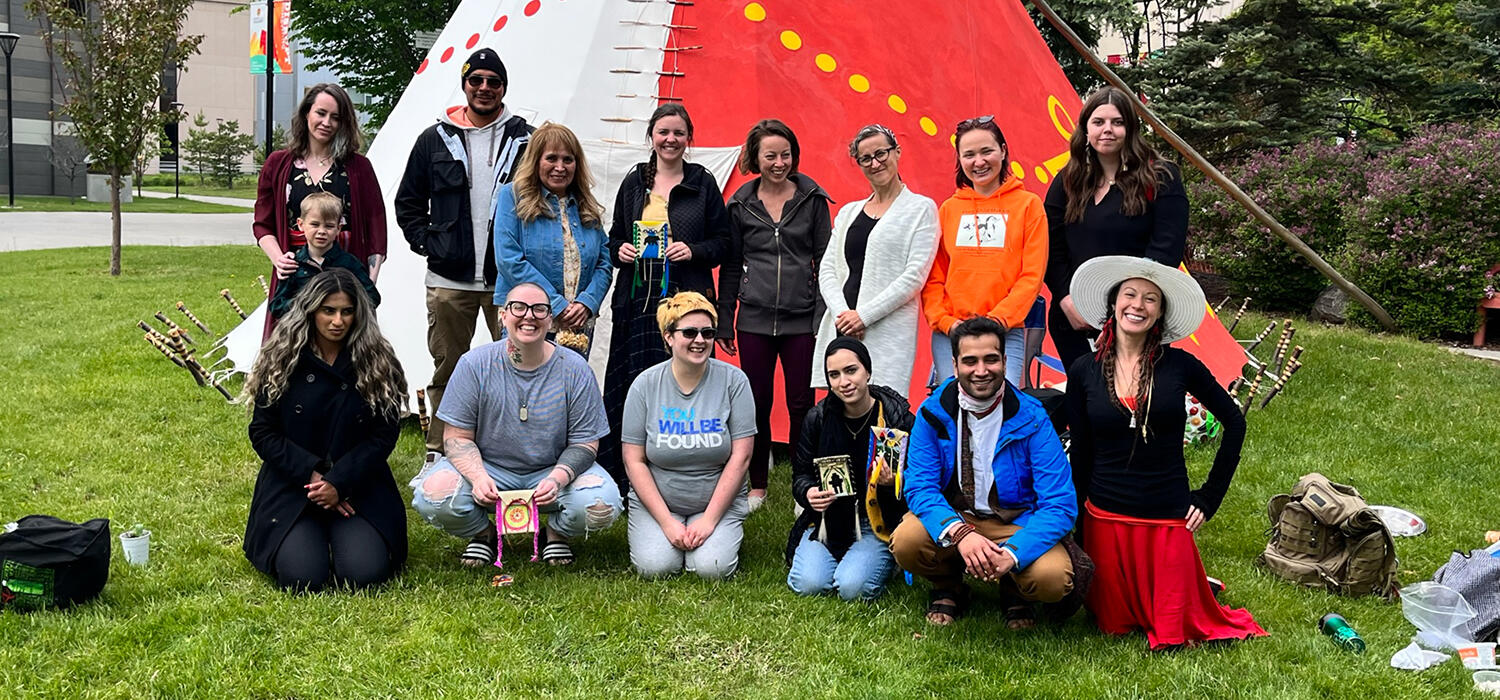 Students in UCalgary’s International Indigenous Studies program learned about the land first-hand during the field course