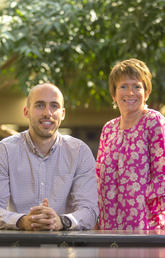 Joel Mader and Dr. Jacqueline Smith, assistant professor, UCalgary Nursing