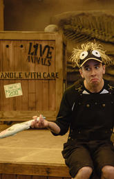 Josh Olson (foreground), Rylan Strachan and Elizabet Rajchel perform in UCalgary’s Wagonstage summer kids theatre production of Paul is NOT a Penguin at the Dino Amphitheatre at the Calgary Zoo. A second cast performs the play at UCalgary’s Reeve Theatre. 