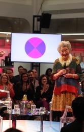 John Ralston Saul, left, and the Right Honourable Adrienne Clarkson welcome participants to 6 Degrees Calgary, a conference discussing the power the arts have to build inclusive societies. Photo by Neil Zeller, Institute for Canadian Citizenship