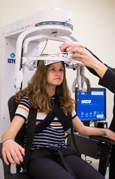 The University of Calgary's Kathryn Schneider of the Faculty of Kinesiology will be delivering the MOOC course on sport-related concussion beginning in April. Photo by Riley Brandt, University of Calgary