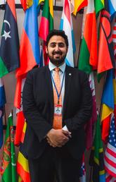 Sagar Grewal's passion for advocacy has taken him to the United Nations as a member of the Canadian youth delegation. Photos courtesy Sagar Grewal