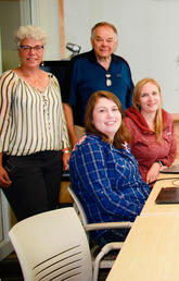 Group shot including Karin Orsel and Darrel Janz