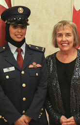  From left: Joe Clark, Aljazi Nasser Mohamed Al-Nasr, Deborah White, and Stefanie McCollum.