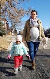 Amanda Jacques and 2-year-old daughter Hazel