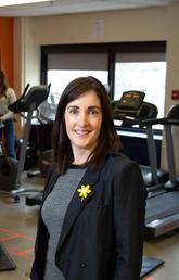 Nicole Culos-Reed, PhD, Faculty of Kinesiology, in the Thrive Centre with Alberta Cancer Exercise program participants