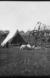 Calgary from across Bow River 1880 – 1900.