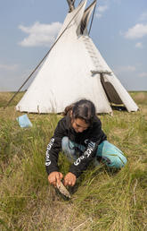 This summer, 65 children and youth ranging in age from five to 15 years participated in a land-based Soil Camp 