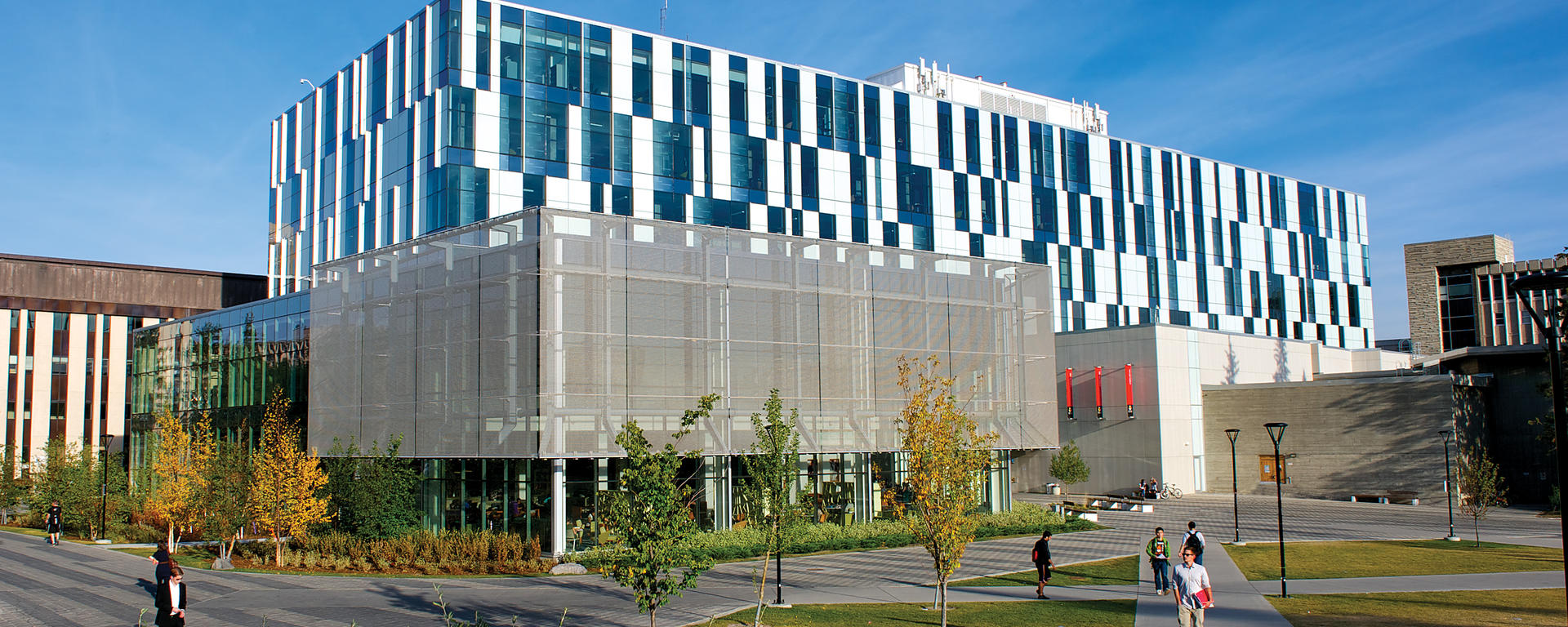 TFDL and Quad on UCalgary Campus in the Fall
