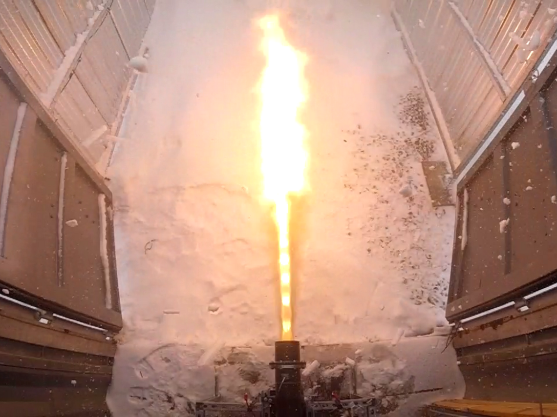 Rocke test fire