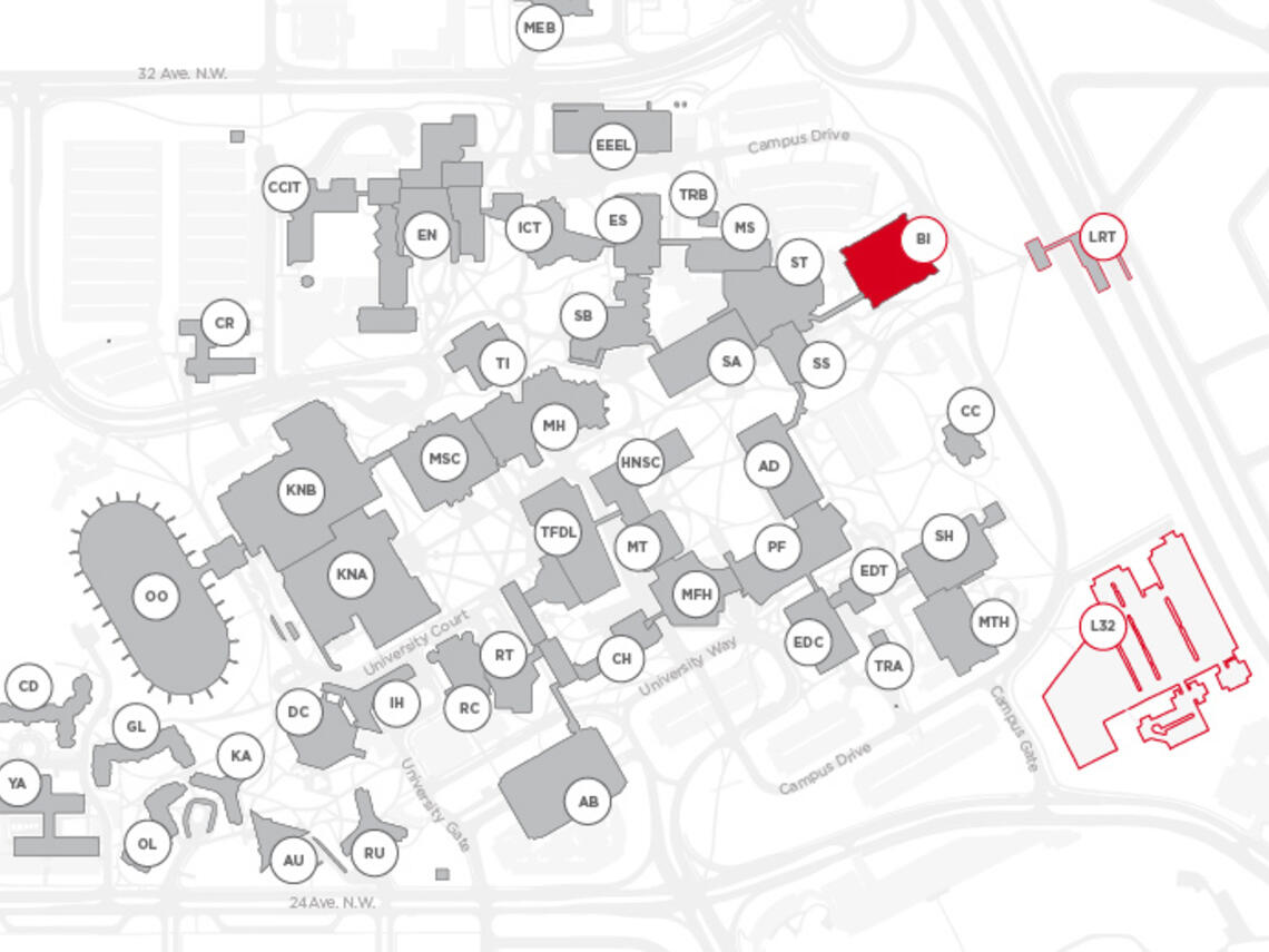 External Exam Center map