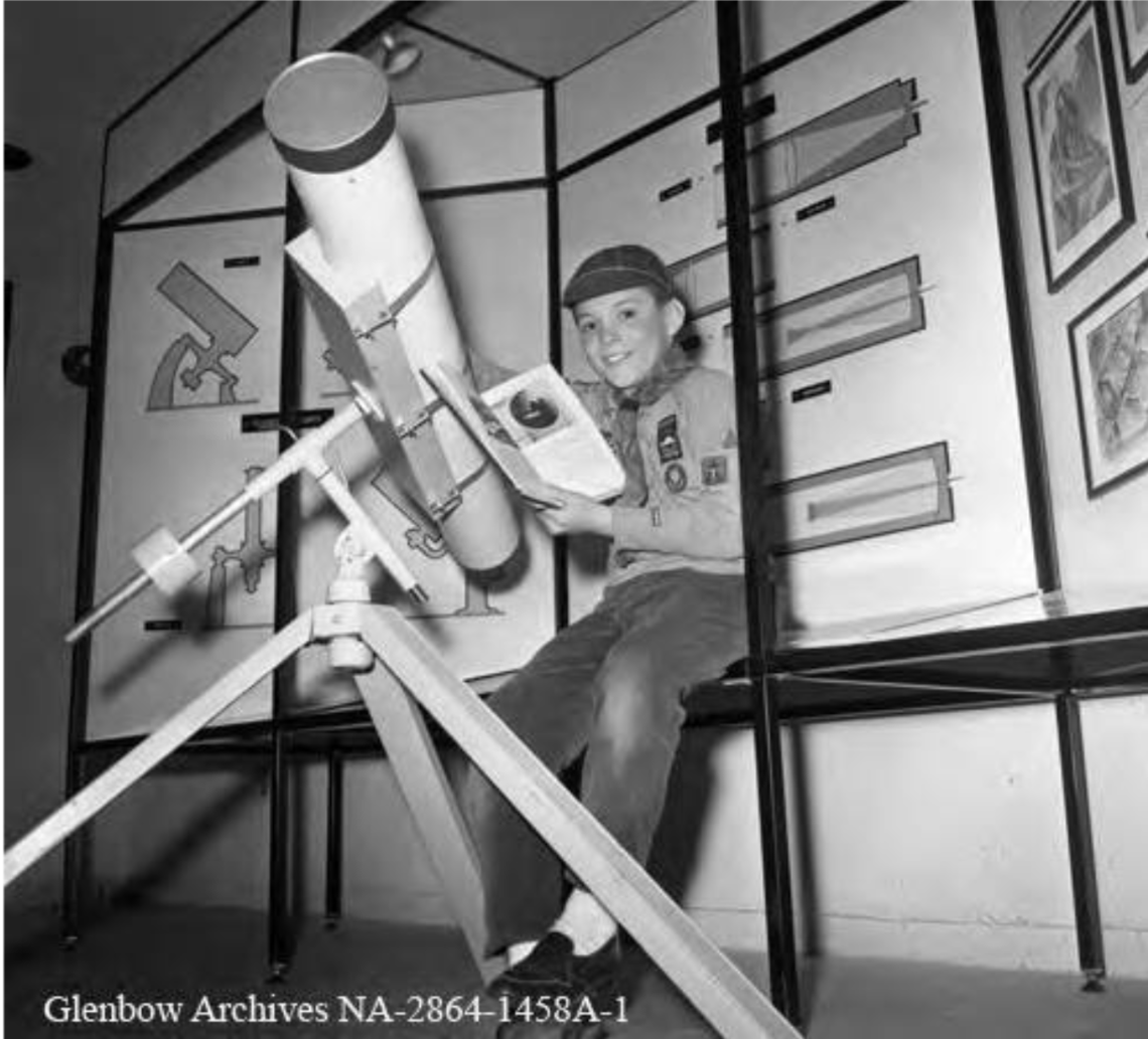 Peter Flett, 100,000th visitor to the Calgary Planetarium, Calgary, Alberta. 1968 Peter Flett, 100,000th visitor to the Calgary Planetarium, Calgary, Alberta. 1968