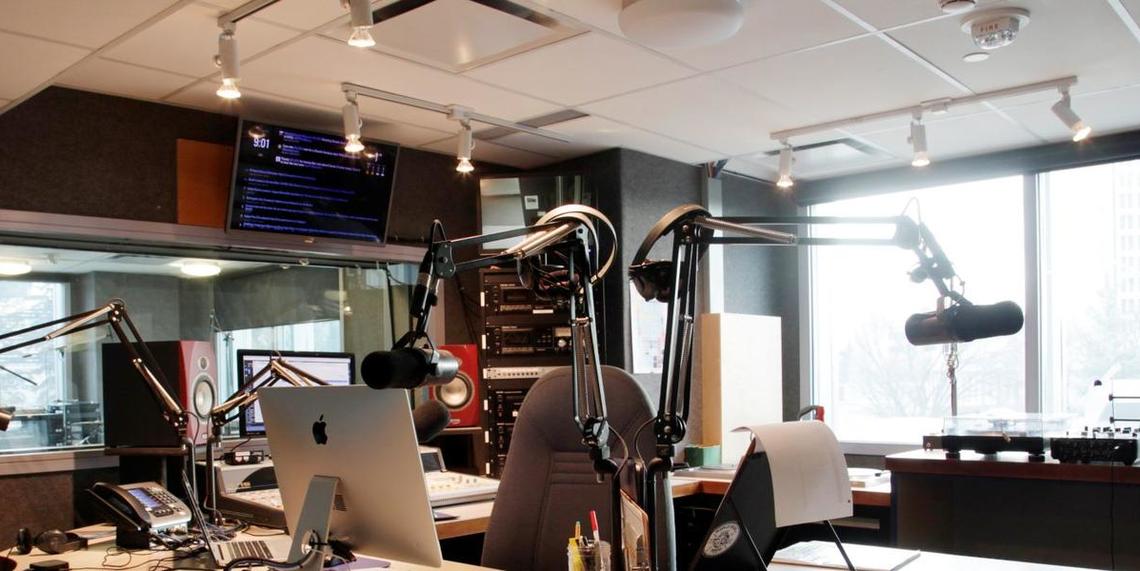 On air booth 