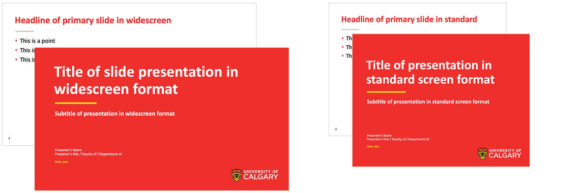 university of calgary presentation template