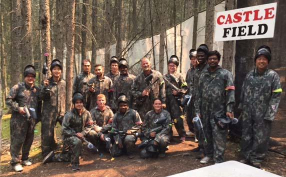 Paintball event in July 2017