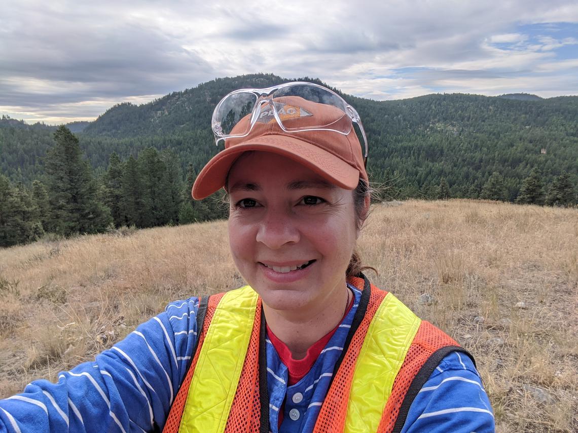 Field work near Cranbrook, BC