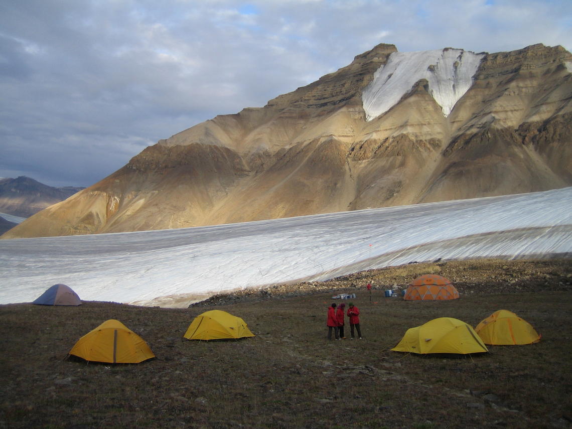 Camp on Ellesmere Island