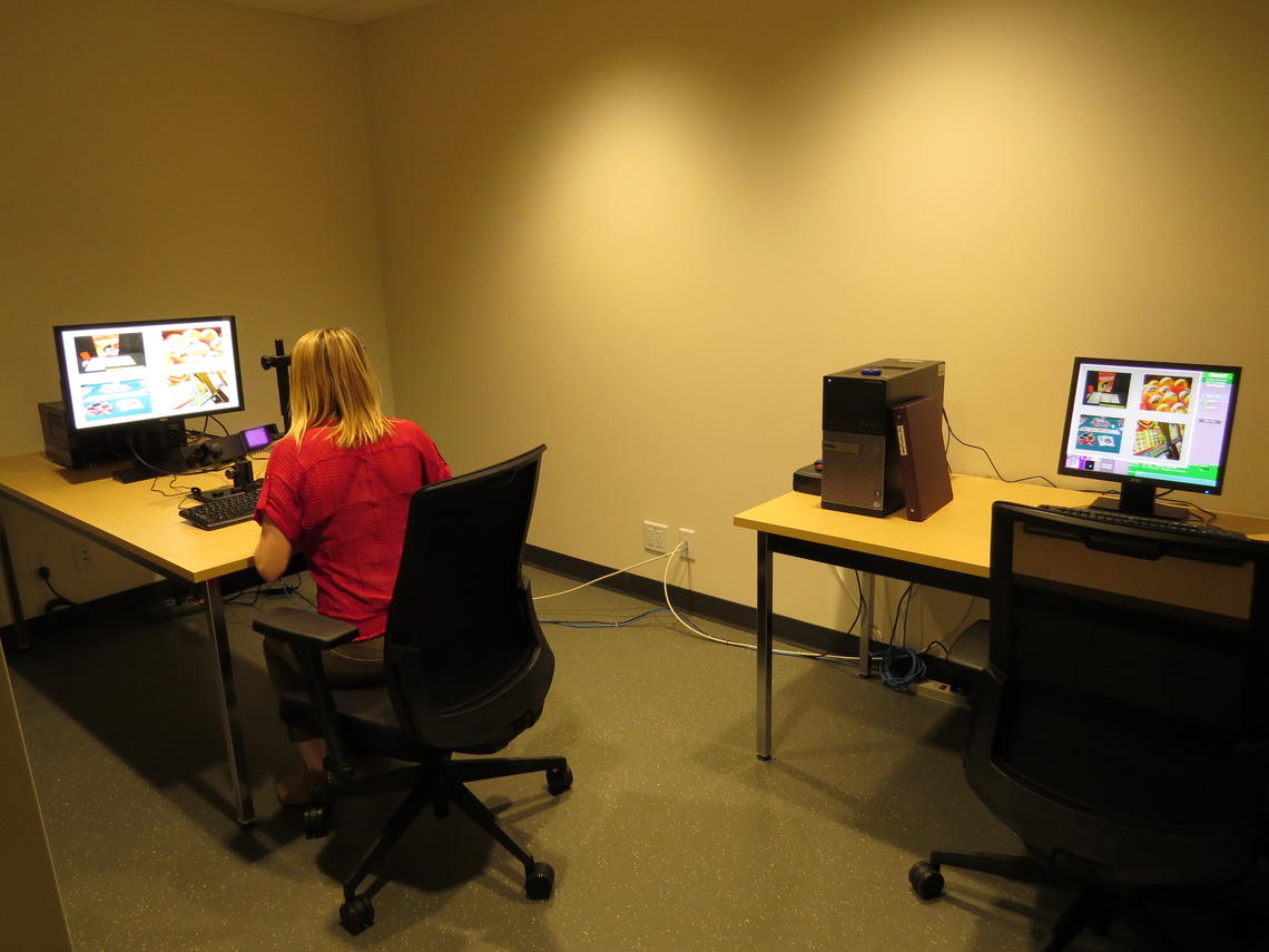 Our eye-tracking room