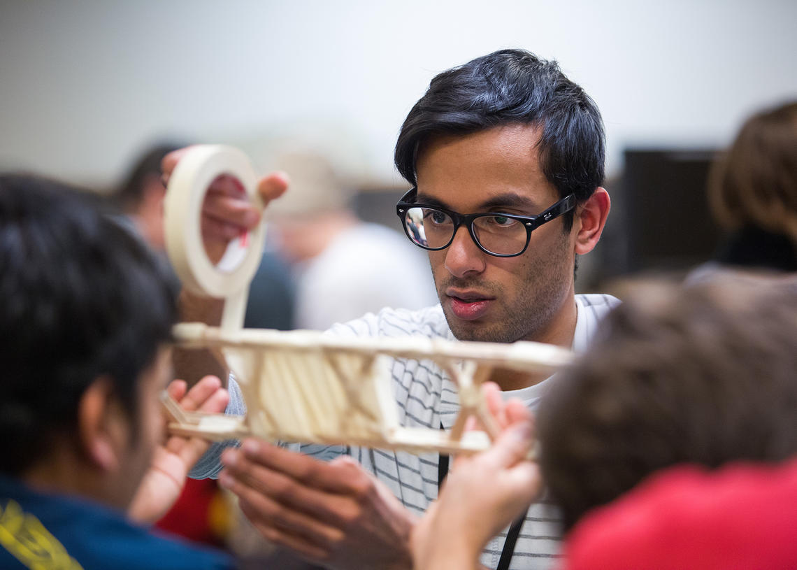 The Schulich Engineering Students’ Society hosted the 2016 Canadian Federation of Engineering Students (CFES) conference. The theme was "innovation." During the design competition, students built bridges with Popsicle sticks.