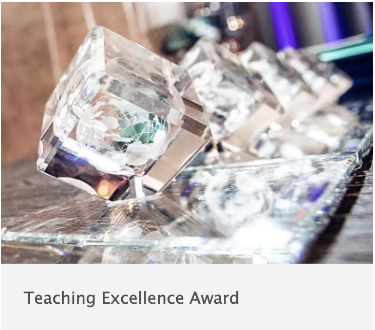 the Schulich School of Engineering Outstanding Teacher Award