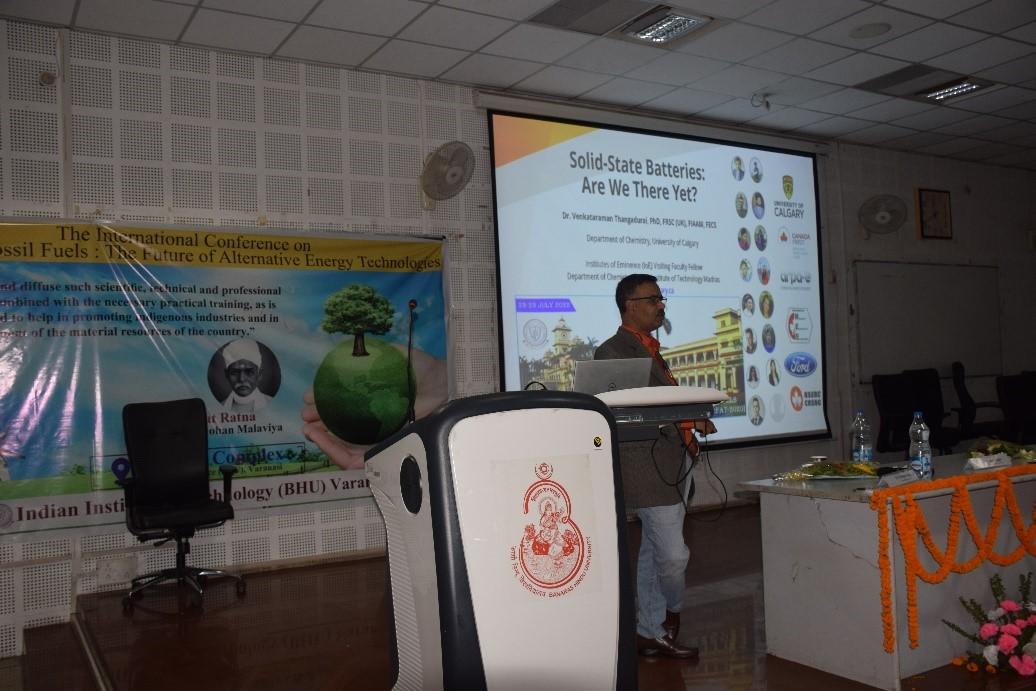 VT at IIT (BHU) Varanasi, Celebrating Prof. John Goodenough’s 100th Birthday in India (Beyond Fossil Fuels: The Future of Alternative Energy Technologies (B: FAT-2020)