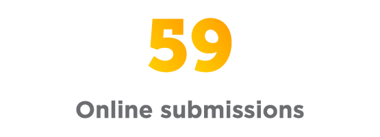 59 online submissions