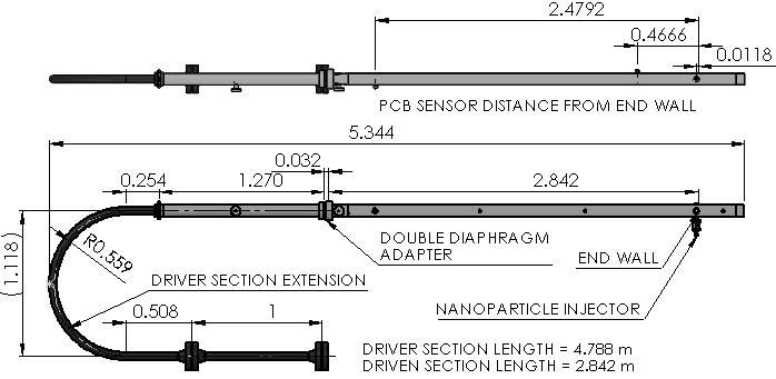 Shock tube schematic