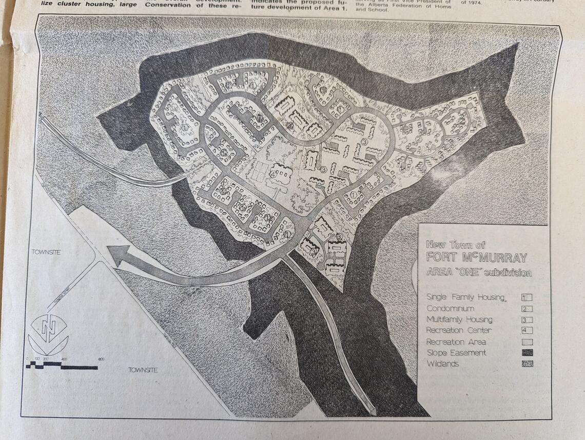 subdivision plan for Abasand neighbourhood