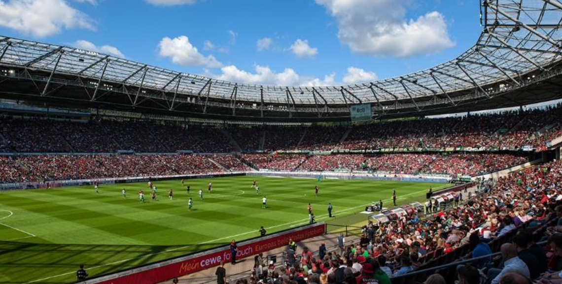 Football stadium in Hannover