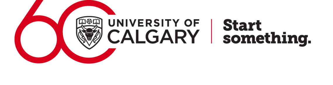 The UCalgary logo surrounded by a 60