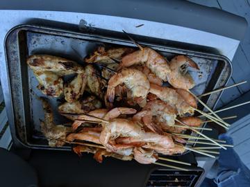 Food at the Lab BBQ 2019