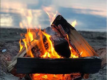 Firepit on a Beach