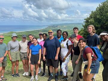 Group of students in Barbados