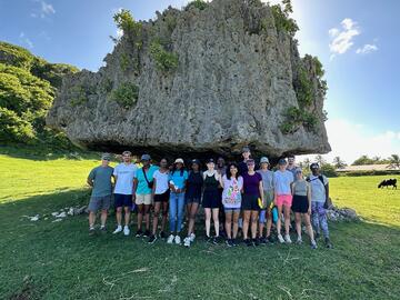 Group of students in Barbados