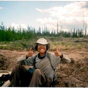 Selfie of a student in foresters gear