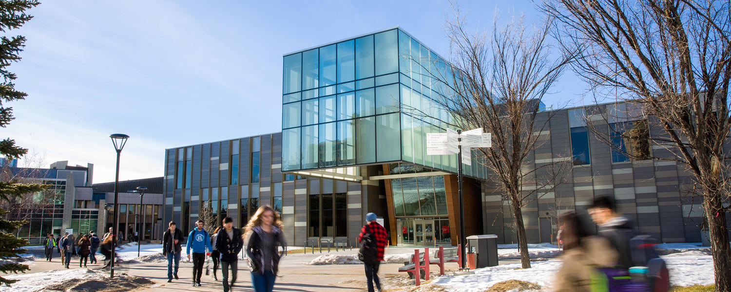 Students on campus