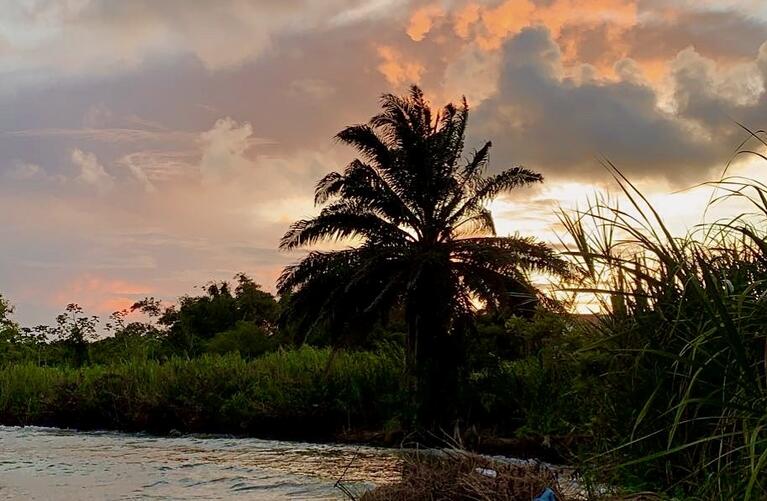 Belize beach sunset - photo taken by Amanda Eggleton