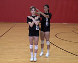 Athlete performing standing partner bobbleheads exercise