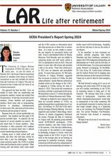 First page of the UCRA newsletter.